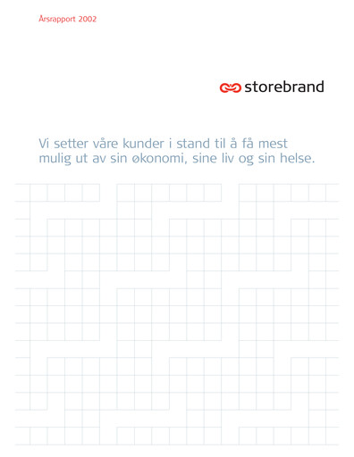 Thumbnail Storebrand Annual Report 2002