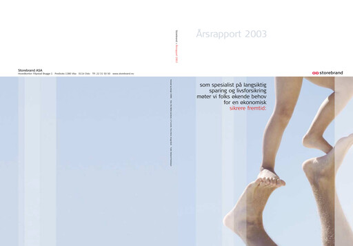 Thumbnail Storebrand Annual Report 2003