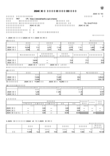 Thumbnail AlphaPolis Financial Statement fy2024