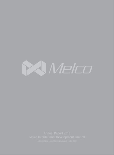Thumbnail Melco International Development Annual Report 2013