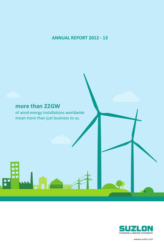Thumbnail Suzlon Annual Report 2012-2013