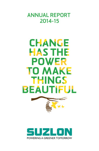 Thumbnail Suzlon Annual Report 2014-2015