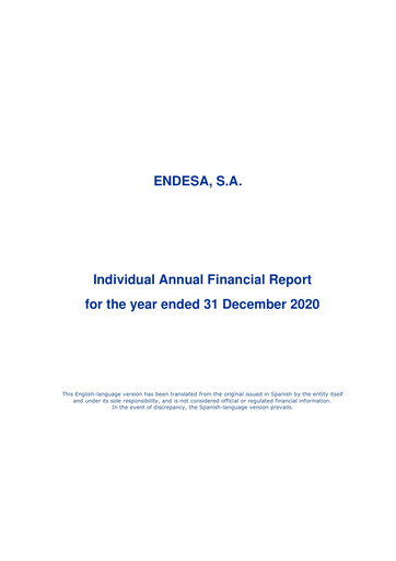Thumbnail Endesa Annual Report 2020