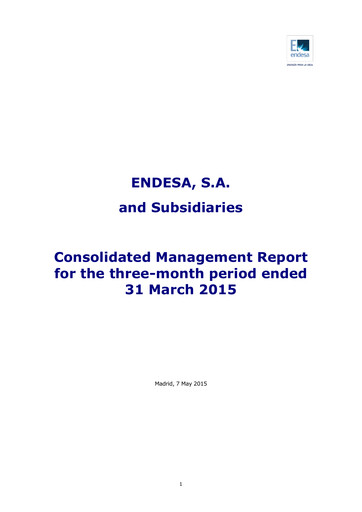 Vorschaubild Endesa Quartalsbericht 2015-q1