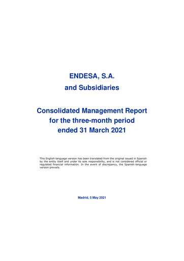 Thumbnail Endesa Quarterly Report 2021-q1