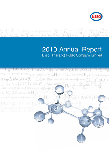 Thumbnail Esso (Thailand) Annual Report 2010