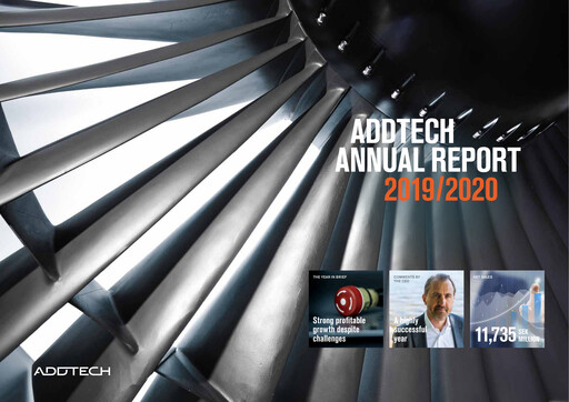 Miniature Addtech AB Rapport annuel 2019-2020