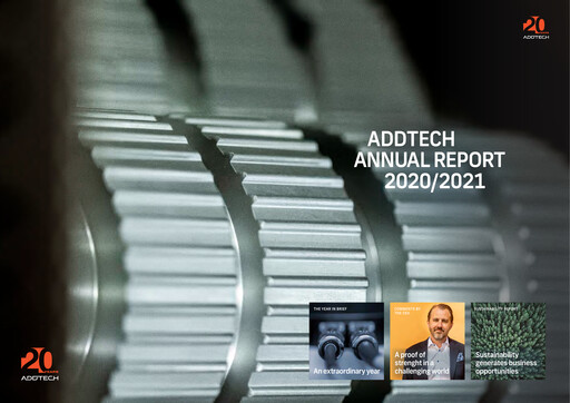 Miniature Addtech AB Rapport annuel 2020-2021