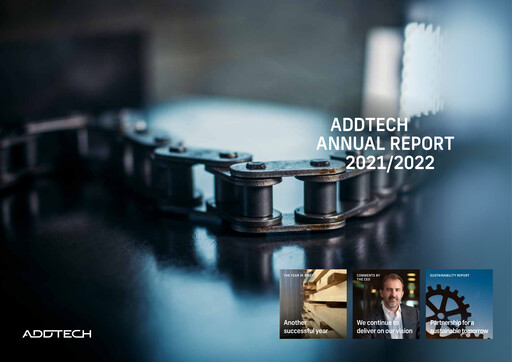 Miniature Addtech AB Rapport annuel 2021-2022
