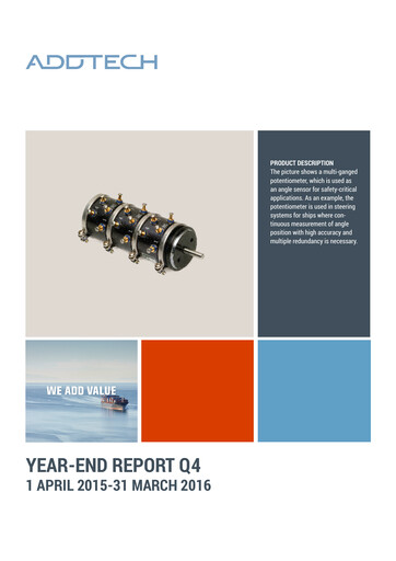 Thumbnail Addtech AB Financial Report 2015-2016