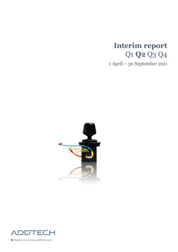 Thumbnail Addtech AB Half-year Report 2011-h1