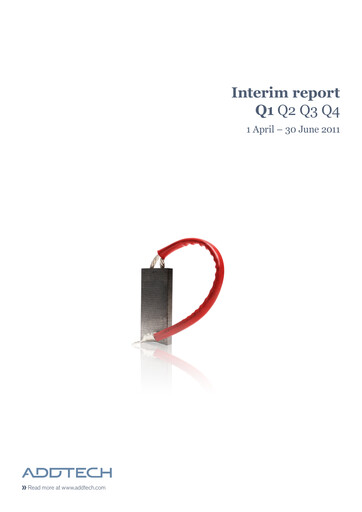 Thumbnail Addtech AB Quarterly Report 2011-q1