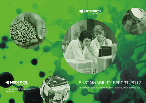 Vorschaubild HEXPOL AB Nachhaltigkeitsbericht 2017