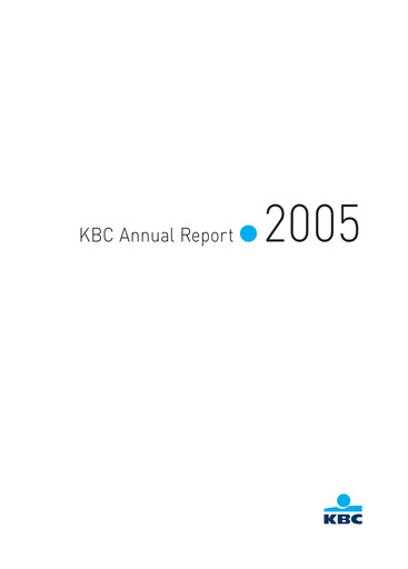 Thumbnail KBC Annual Report 2005