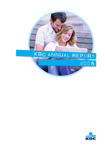 Thumbnail KBC Annual Report 2006