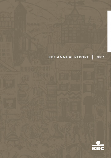 Thumbnail KBC Annual Report 2007