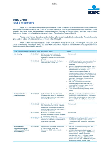 Thumbnail KBC ESG Report 2025