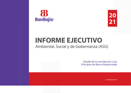 Thumbnail Banco del Bajío ESG Report 2021