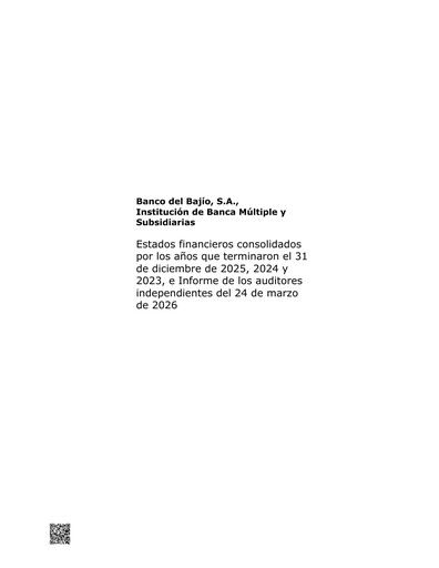 Thumbnail Banco del Bajío Financial Statement 2025