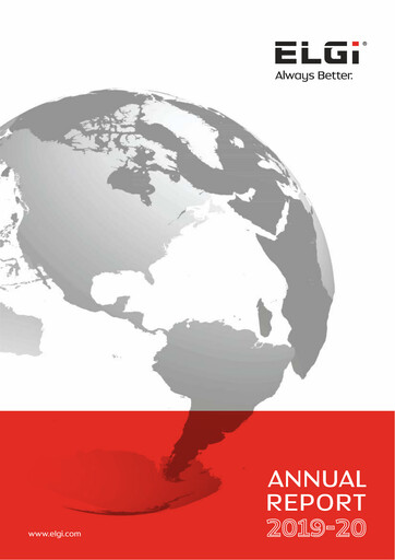 Vorschaubild Elgi Equipments
 Jahresbericht 2019-2020