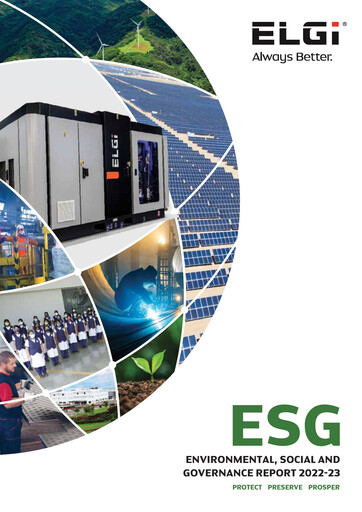 Thumbnail Elgi Equipments
 ESG Report 2022-2023
