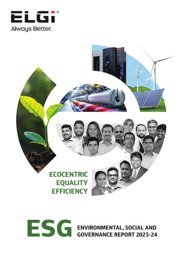 Thumbnail Elgi Equipments
 ESG Report 2023-2024