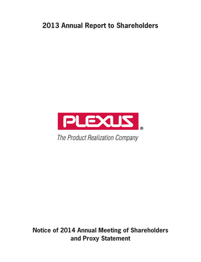 Vorschaubild Plexus Jahresbericht 2013