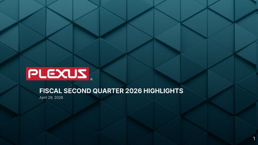 Vorschaubild Plexus Quartalsbericht 2026-q2