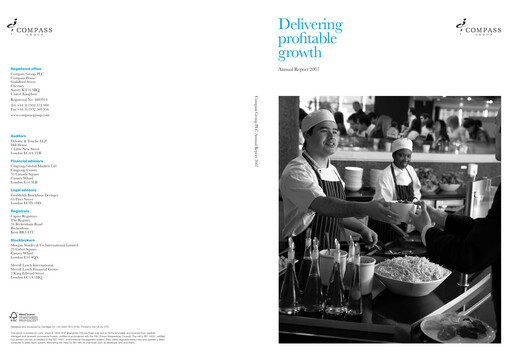 Thumbnail Compass Group Annual Report 2007