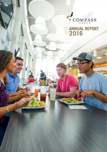 Thumbnail Compass Group Annual Report 2016