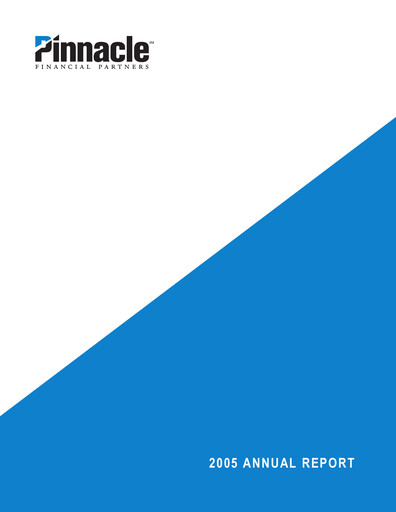 Thumbnail Pinnacle Financial Partners
 Annual Report 2005