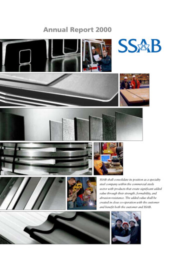Miniature SSAB Rapport annuel 2000