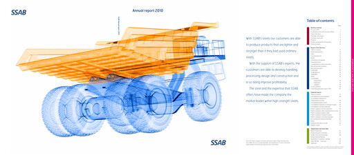 Miniature SSAB Rapport annuel 2010