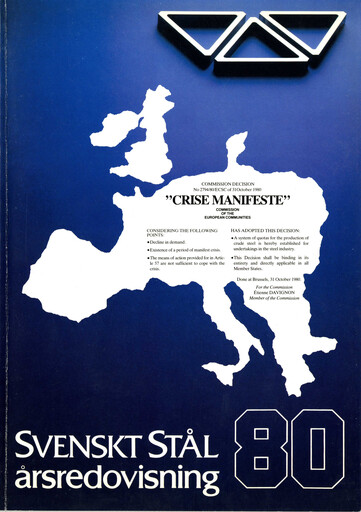 Miniature SSAB Rapport annuel 1980