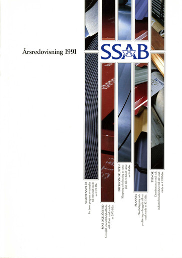 Miniature SSAB Rapport annuel 1991