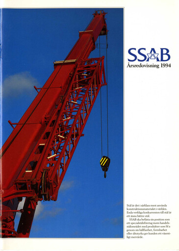 Miniature SSAB Rapport annuel 1994