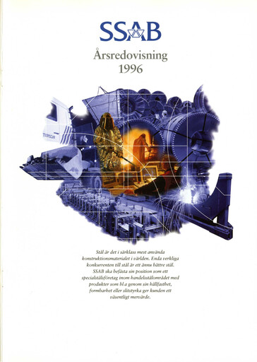 Miniature SSAB Rapport annuel 1996