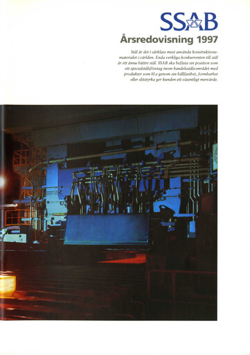 Miniature SSAB Rapport annuel 1997
