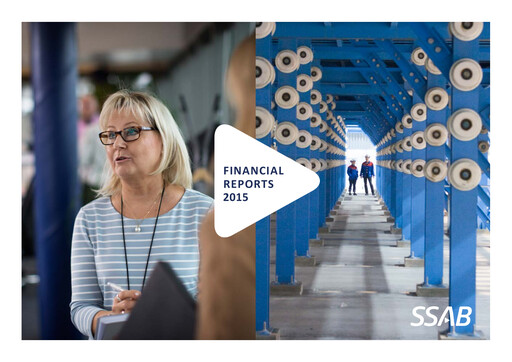 Miniature SSAB Rapport financier 2015