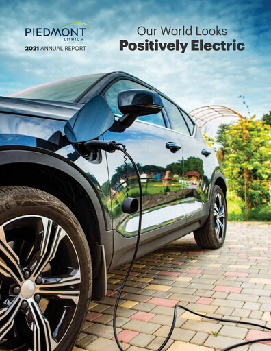 Thumbnail Piedmont Lithium Annual Report 2021