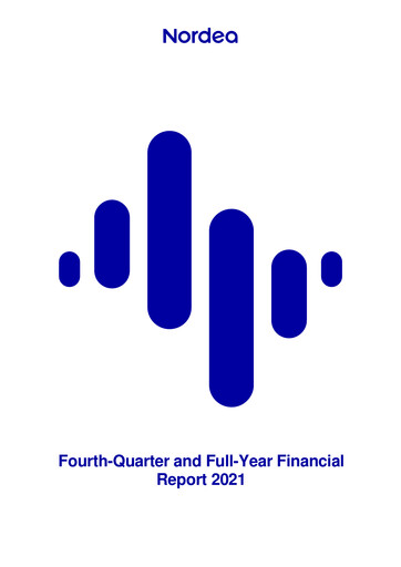 Thumbnail Nordea Bank Quarterly Report 2021-q4