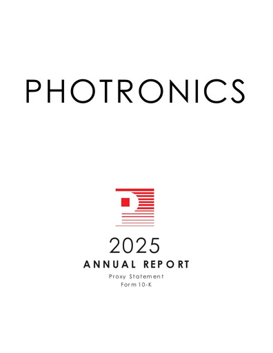 Miniature Photronics Rapport annuel 2025