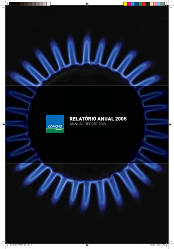 Thumbnail Comgás Annual Report 2005