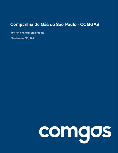 Thumbnail Comgás Quarterly Report 2021-q3