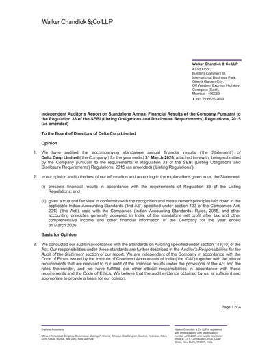 Miniature Delta Corp Bilan financier 2025-2026