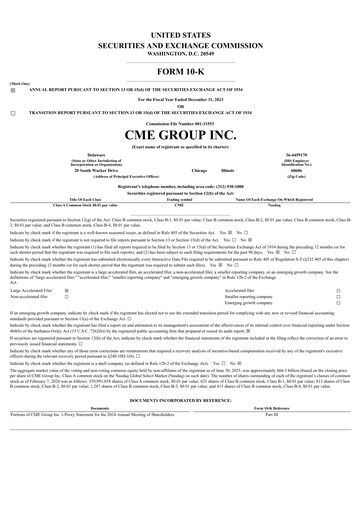 Thumbnail CME Group Annual Report 2023