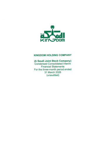 Thumbnail Kingdom Holding Quarterly Report 2026-q1