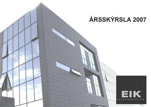 Thumbnail Eik fasteignafélag Annual Report 2007