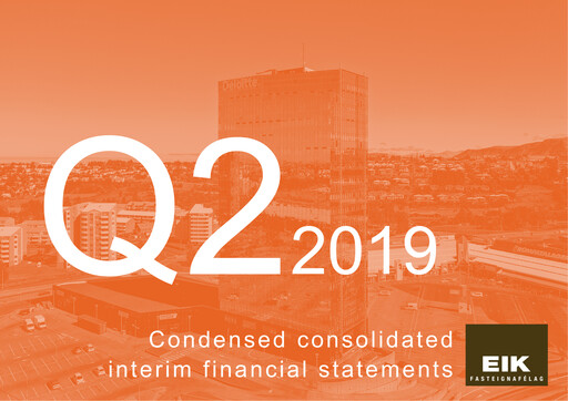 Thumbnail Eik fasteignafélag Financial Statement 2019-h1