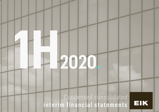 Thumbnail Eik fasteignafélag Financial Statement 2020-h1